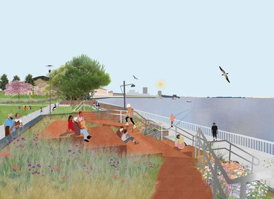 Erith Riverside Walk Erith Riverside Gardens ← Projects ← Root And Erect