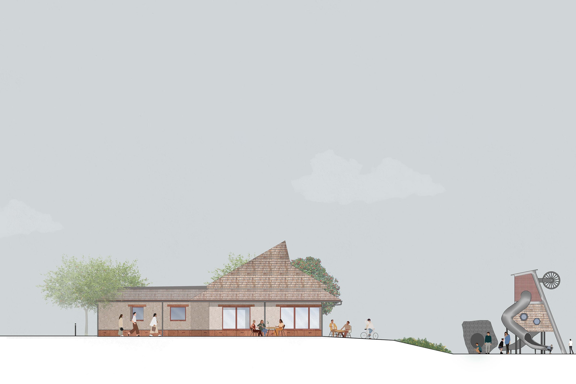 04_©ErectArchitecture_BerryHill_ElevWest - More Sky
